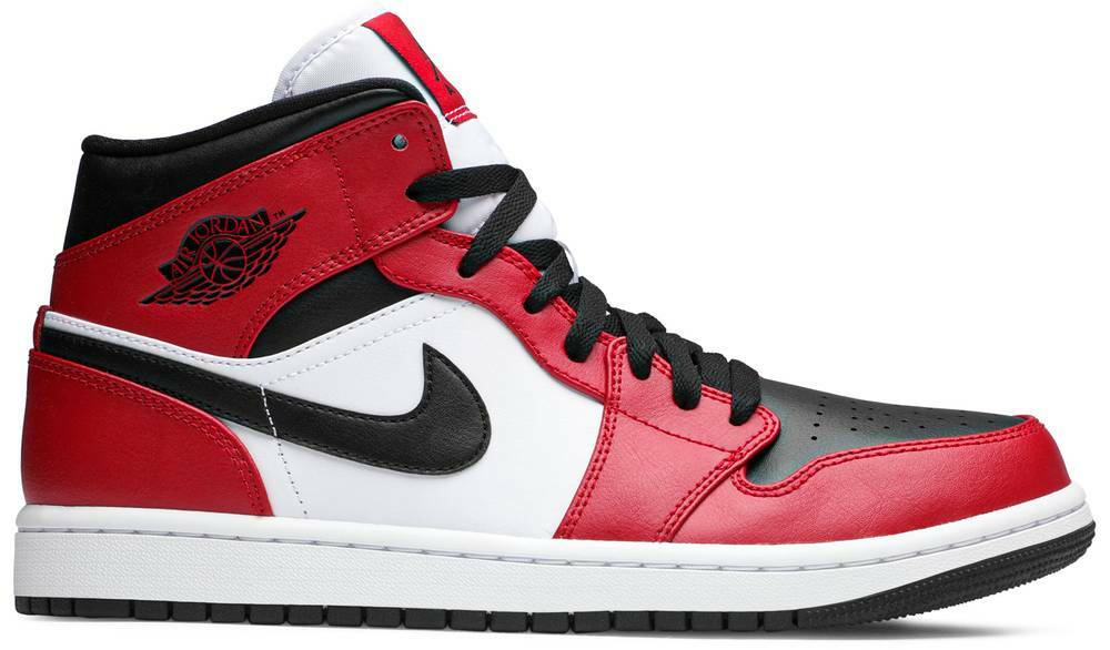 red and white air jordans 1